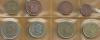 SPAIN SET OF 8 EURO COINS MOTIF FRONT STANDART BACK 1999-2000 UNC READ DESCRIPTION CAREFULLY !!! - Ongebruikte Sets & Proefsets