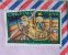 Uganda 2001 Cover To Derby England UK - Christmas (broken Stamp) - Ouganda (1962-...)