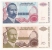 Bosnia And Herzegovina P-156 And P-157 Unissued UNC REPLACEMENT Pair Same Serial Numbers - Bosnie-Herzegovine
