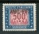 1952 Trieste A 500L.Segnatasse Gomma Integra MNH** F.to Sorani Sassone N°28 - Strafport