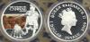 TUVALU $1 BATTLE OF CANNAE  HANNIBAL COLOURED FRONT QEII BACK 2009 SILVER PROOF READ DESCRIPTION CAREFULLY !!! - Tuvalu