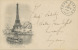 PARIS. LA TOUR EIFFEL. CARTE POSTALE DE 1900 - Tour Eiffel