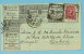 1890 Private POSTAL COMMERCIALE "Bollettino Delle Finanze, Macchine E Material Per Ferrovie " ITALIA. Business Card. - Gebraucht