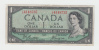 Canada 1 Dollar 1954 QEII F+ P 74a 74 A - Canada