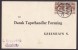 Denmark DANSK TAPETHANDLERV FORENING Brevkort Card RANDERS 1928 To KØBENHAVN (2 Scans) - Brieven En Documenten