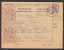 Finland Adresskort Packet Freight Bill Card VIRKAUS 1928 8-Block To KOTKA (2 Scans) - Brieven En Documenten