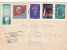 Registred Covers Send To Romania 1970 Nice Franking!! 5 Stamps Sent To  Romania. - Storia Postale