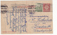 Hungary 1919 Stationery Postcard 10 F. & Add. 5 F. Stamp; From Budapest To Dresden; Machine Mark (f182) - Storia Postale