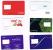 BELGIO (BELGIUM) - (GSM)  - LOT OF 6 SIM CARD DIFFERENT -  USED WITHOUT CHIP  -  RIF. 5083 - [2] Prepaid & Refill Cards