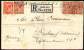 GREAT BRITAIN 1927 - REGISTERED COVER With RAILWAYS CANCELLATION - Briefe U. Dokumente