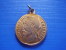 Médaille Couleur Or De Napoleon III Empereur . 20 Mm . 2 Scans - Royaux / De Noblesse
