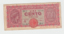 Italy 100 Lire 1944 VG+ P 75a 75 A - 100 Liras