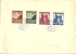 1941 - ENVELOPPE- LETTRE-  Foire De Prague Avec 4 Timbres - Prager Messe - Storia Postale