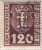 SI53D Europa Polonia DANZIG  Freie Stadt  Citta Libera 120 Pf. 1921 Violetto (scarlatto Scuro) Usato Lusso - Taxe