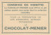 CHROMO  Image Chocolat MENIER  ESPAGNE  Costumes Andalous  N° 157 - Menier