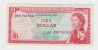 East Caribbean States 1 Dollar 1965 VF++ P 13f  13 F - Caraïbes Orientales