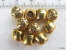 Lot De 4 Perles Intercalaires En Métal Doré 8x8,5mm Trou 4mm - Pearls