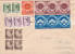 Inflation 1946 Mai 20 ,cover, 16 Stamps King Mihai & Filarmonica, From  Cluj To Sighisoara, Romania. - Storia Postale