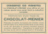 CHROMO  Image Chocolat MENIER  PORTUGAL  THOMAR Couvent Du Christ  N° 166 - Menier