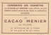 CHROMO  Image Chocolat MENIER  FINLANDE  HELSINGFORS   Les Ministeres  N° 608 - Menier