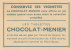 CHROMO  Image Chocolat MENIER  SUISSE  Dans Les Montagnes  LA JUNGFRAU    N° 287 - Menier