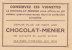 CHROMO  Image Chocolat MENIER  BULGARIE SOFIA   Le Sobranie  N°673 - Menier