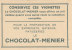 CHROMO  Image Chocolat MENIER   PAYS BAS  MIDDELBOURG  Hotel De Ville   N° 94 - Menier