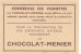 CHROMO  Image Chocolat MENIER ITALIE   PEROUSE  Oratoire St Bernardin  N° 219 - Menier