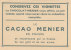 CHROMO  Image Chocolat MENIER ITALIE  GENES  Vieux Port   N° 191 - Menier