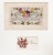 CARTE BRODEE AVEC MESSAGE INTERIEUR "TO MY DEARD SISTER"-  EMBROIDERED CARD WITH MESSAGE INSIDE (2 Scans) - Embroidered