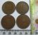 TEMPLATE LISTING ISRAEL LOT OF  10  COINS 10 PRUTA PRUTAH 1949 KM#11 COIN. - Sonstige – Asien