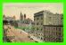 ALBANY, NY - LOOKING WEST STATE STREET, STATE CAPITOL, ST. PETER'S CHURCH, TEN EYCK HOTEL - ANIMATED - TRAVEL 1914 - - Albany