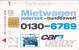 Telefonkarte 12 DM : Mietwagen - Other & Unclassified