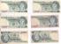 Poland Banknote 1000 Zlotych - Copernicus/solar System -  6 NOTES 1975/82 - Pologne