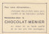 CHROMO  Image Chocolat MENIER  Chateau De Sooneck  N° 538 - Menier
