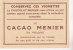 CHROMO  Image Chocolat MENIER  AUGSBOURG  église St Ulrich  N° 523 - Menier