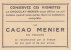 CHROMO  Image Chocolat MENIER  HAMBOURG  Porte Renaissance N° 562 - Menier