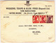 INDIA - 1946 - ENVELOPPE COMMERCIALE Par MER De BOMBAY Pour NEW JERSEY (USA) - - 1936-47  George VI