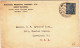 INDIA - 1929 - ENVELOPPE COMMERCIALE De BOMBAY G.P.O Pour CLEVELAND (USA) - 1911-35 Roi Georges V