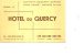 HOTEL DE QUERCY LES 4 ROUTES LOT DESPAGES PROPRIETAIRE  1955  PUBLICITE NOTE RESTAURANT ET CHAMBRE 800F TOUT COMPRIS - 1950 - ...