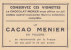 CHROMO  Image Chocolat MENIER   TREVES   Eglise St Mathias  N° 598 - Menier