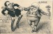 Caricature Politique Alphonse XIII Loubet La Gigue Illustration Mille  Recto Verso - Mille