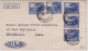 AFRIQUE Du SUD - 1947 - ENVELOPPE COMMERCIALE Par AVION De CAPE TOWN Pour NEW YORK (USA) - Storia Postale