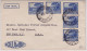 AFRIQUE Du SUD - 1947 - ENVELOPPE COMMERCIALE Par AVION De CAPE TOWN Pour NEW YORK (USA) - Brieven En Documenten