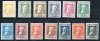 Spain 1930 Death Of Goya - Painter 13 Values To 1p 50c MH  SG 553-567 As Shown - Unused Stamps