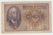 ITALY 5 Lire 1940 VF++ P 28 - Italia – 5 Lire