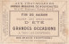 Chromo Calendrier 1883, Thèmes: Septembre, Octobre, à La Chasse, Chasseur - Otros & Sin Clasificación