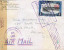 RG)1945 EL SALVADOR, CUSCATLAN BRIDGE, PAN AMERICAN HIGHWAY 8 & 30 CTS, WWII CENSORED, AIR MAIL CIRCULATED COVER TO USA - El Salvador