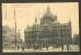 1924 BELGIUM, ANTWERPEN ANVERS, GARE CENTRALE, DOVER-OSTENDE ADVERTISING , OLD POSTCARD  TO ESTONIA - Other & Unclassified