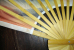 EVENTAIL / GRAND 61 CM / DECOR PEINT BRIN BAMBOU / ASIATIQUE / PARFAIT - Fans